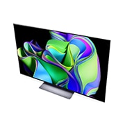 LG OLED evo C3 55 inch TV 4K Smart TV 2023 | Wall mounted TV | TV wall design | Ultra HD 4K resolution | AI ThinQ, OLED55C3PSA