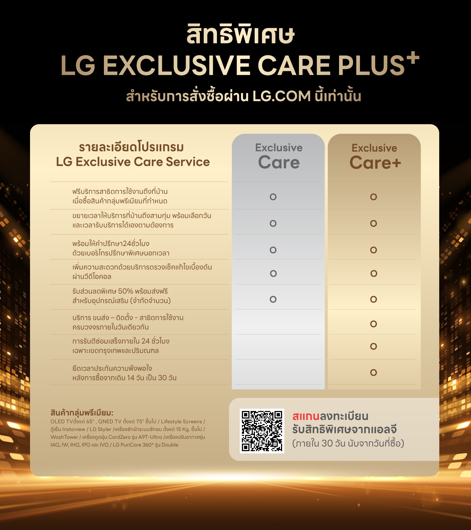 LG Exclusive Care Plus⁺