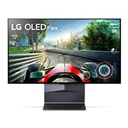 LG Flex, 42 inç OLED TV, Lifestyle Ekran, Kişiselleştirilebilir Esnek Ekran, 20 Kavis Seviyesi, 0.1 ms Tepki, 120Hz, 2023, 42LX3Q6LA