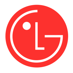 Logotipo do rosto sorridente da LG.