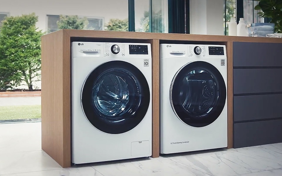 LG Waschmaschinen und Trockner nutzen KI, um Ihre Kleidung zu schützen.