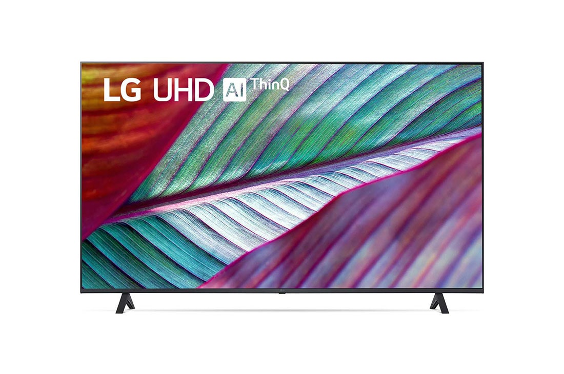 LG Pantalla LG UHD 50'' UR78 4K SMART TV con ThinQ AI, Vista frontal del televisor LG UHD, 50UR7800PSB