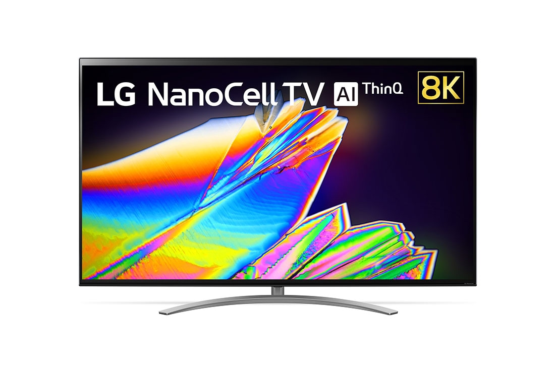 LG TV 65'' 8K | NanoCell TV | SMART TV | Colores Puros en 8K Real | Procesador AI α9 Gen 3 | ThinQ™ AI | Dolby Vision - Atmos | Entretenimiento sin limites, vista frontal con imagen de relleno del LG NanoCell TV AI ThinQ 8k 65NANO96sna | LG Ecuador, 65NANO96SNA