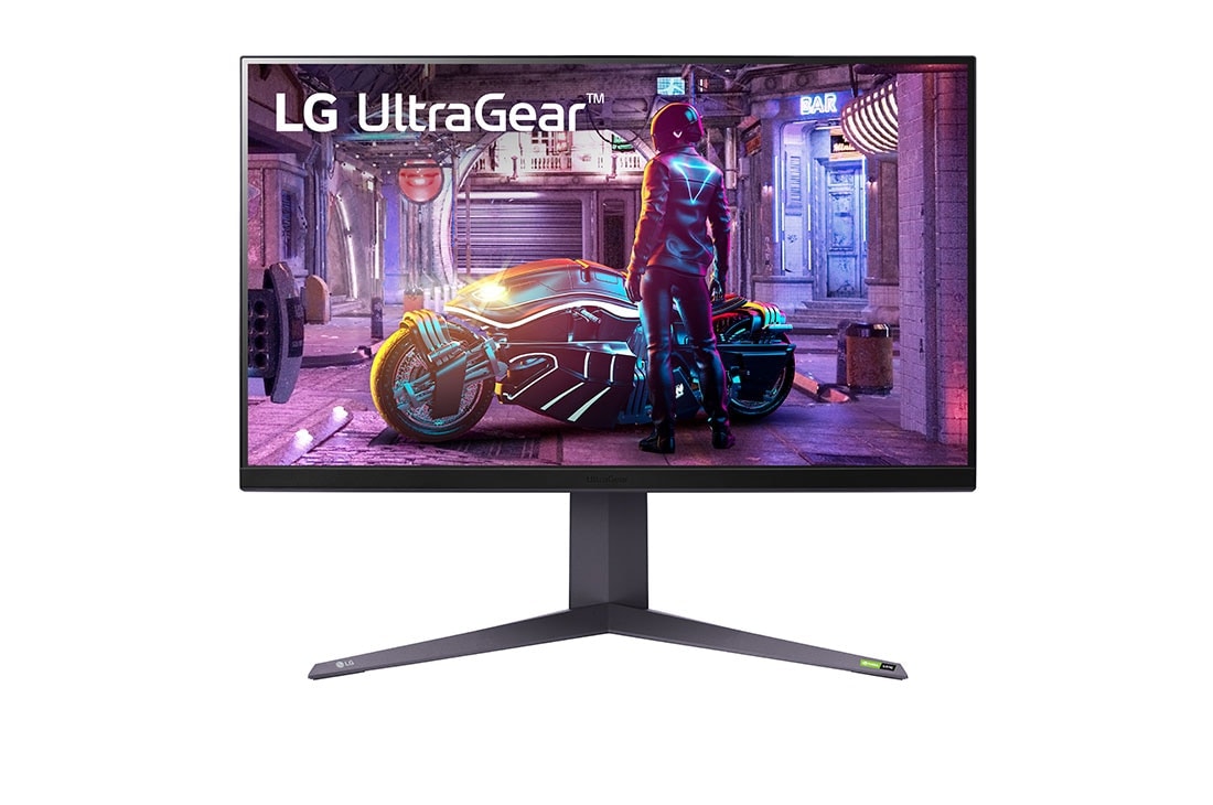 LG 32” UltraGear™ QHD mänguri monitor 240 Hz (O/C 260 Hz) värskendussagedusega, eestvaade, 32GQ850-B