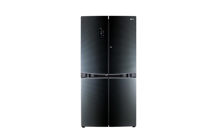 LG 6 Doors Refrigerator with Dual Door-In-Door™, GR-D34FBGHL