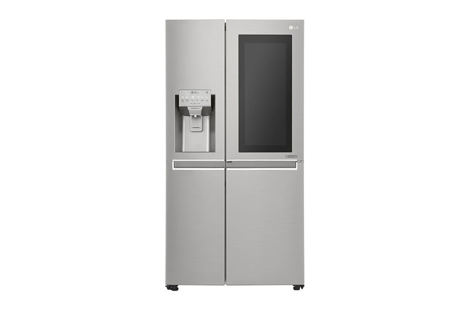 LG Instaview Door in Door Refrigerator 618 Liter, 22 Cubic Feet, Inverter Linear Compressor, GC-X247CSBV
