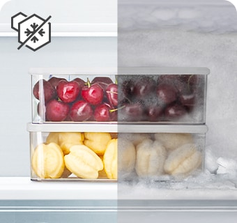Comparando comida congelada y fresca