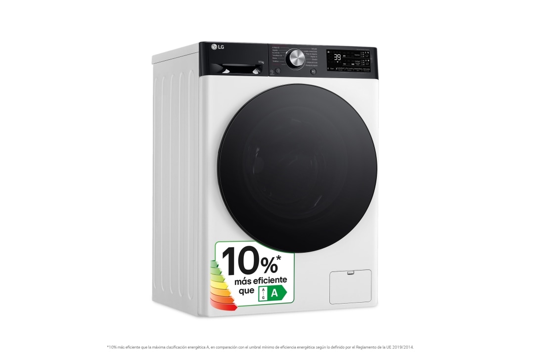 LG Lavadora 11kg ,  1400rpm  Un 10% más eficiente que A, TurboWash 360º-  Dosificador automático detergente, F4WR7511AGH, F4WR7511AGH