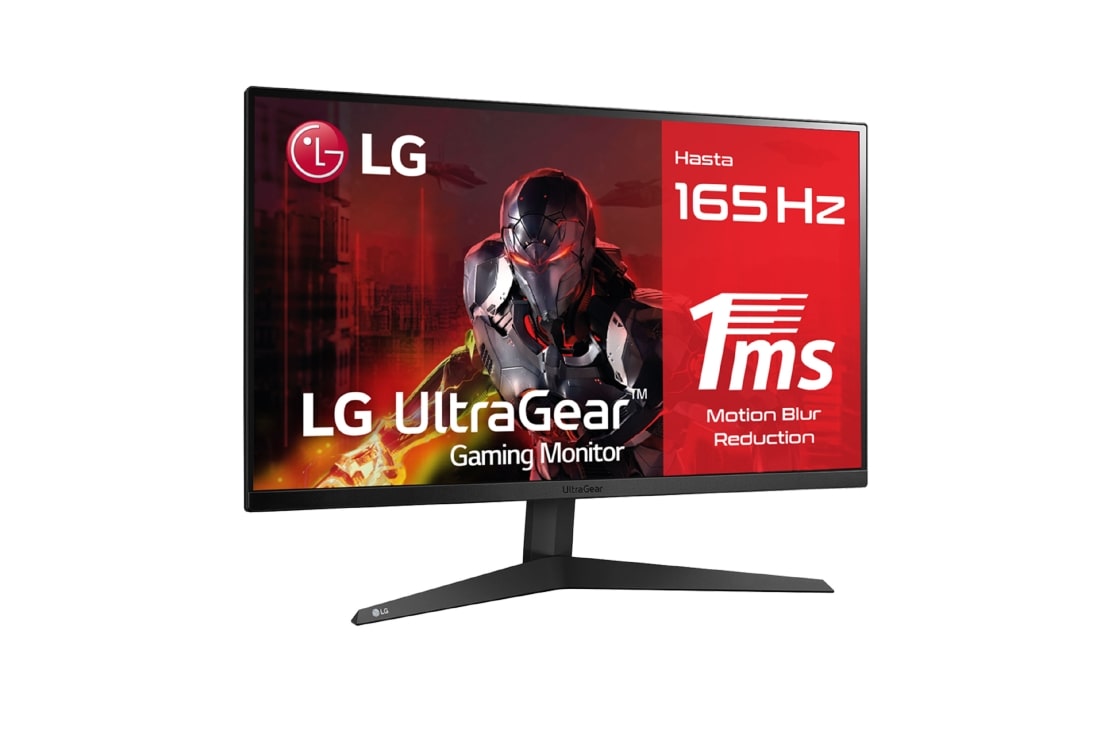 LG 27GQ50F-B - Monitor gaming LG UltraGear (Panel VA: 1920x1080p, 16:9, 250 cd/m², 3000:1, 1ms, 165Hz); diag. 68,47cm; entradas: DPx1, HDMIx2; AMD FreeSync™ Premium; Regulable en inclinacion, 27GQ50F-B, 27GQ50F-B