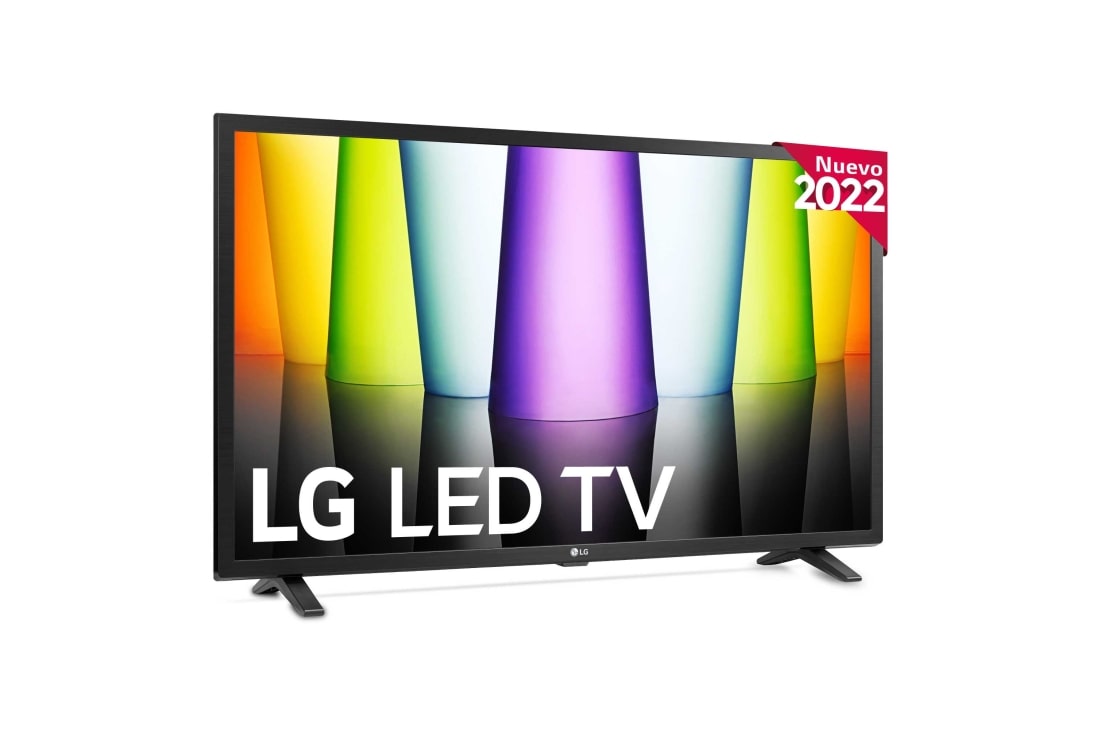 LG Televisor LG HD Ready, Procesador de Gran Potencia a5 Gen 5, compatible con formatos HDR 10, HLG, HGiG, Smart TV webOS22, 32LQ630B6LA