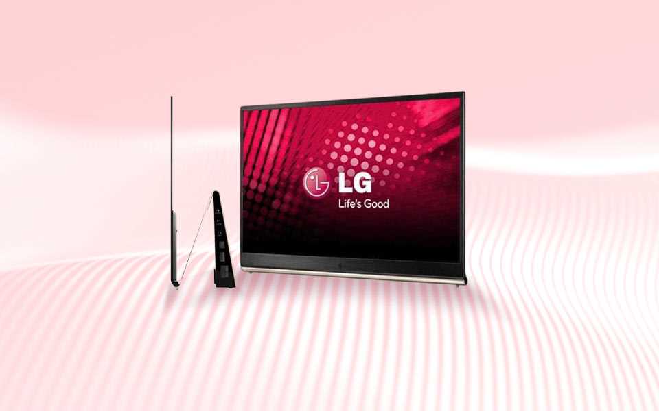 L'un des premiers téléviseurs OLED de LG est sorti en 2010.