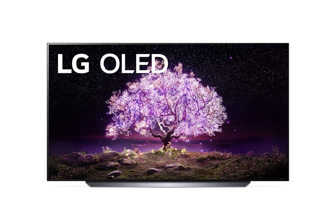 LG C1 65 inch 4K Smart OLED TV, μπροστινή όψη, OLED65C14LB