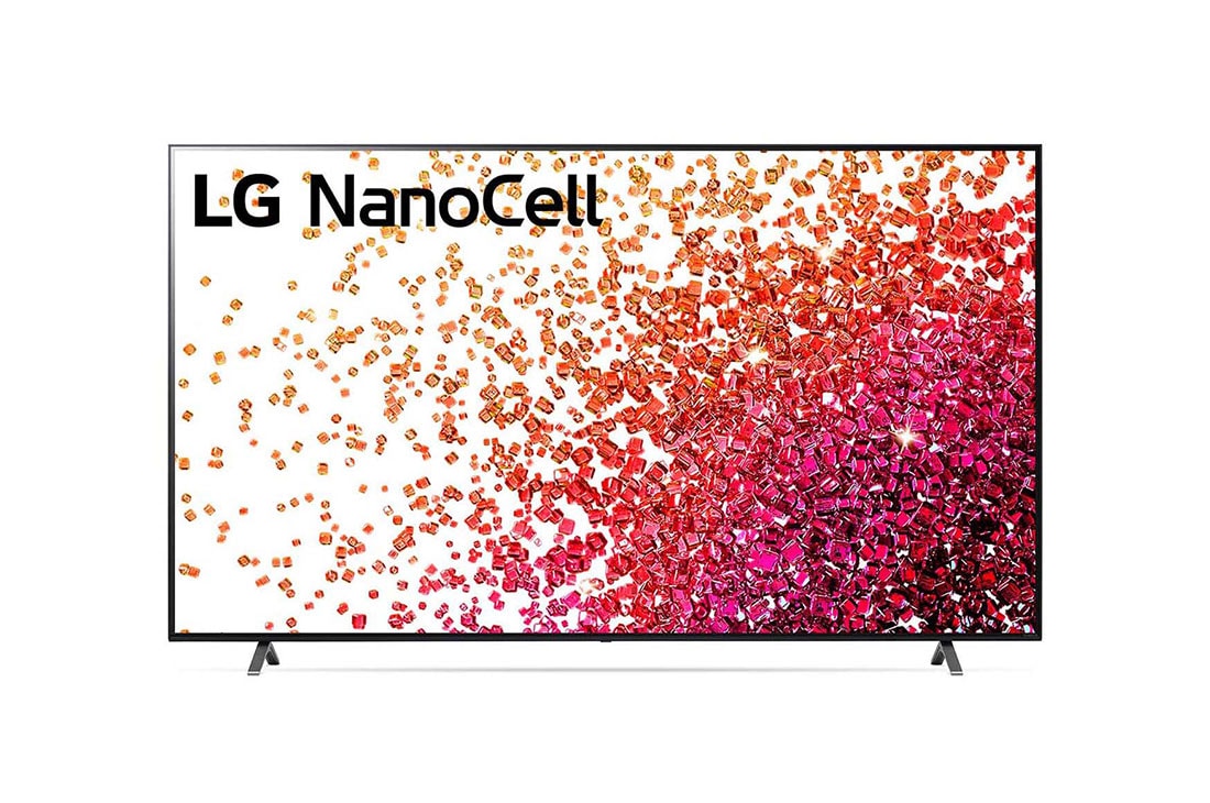 LG 86NANO756PA, Μπροστινή όψη της LG NanoCell TV, 86NANO756PA