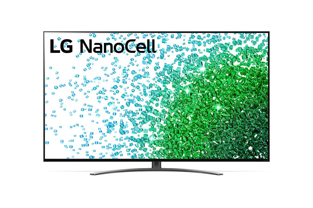 LG 50NANO816PA, Μπροστινή όψη της LG NanoCell TV, 50NANO816PA
