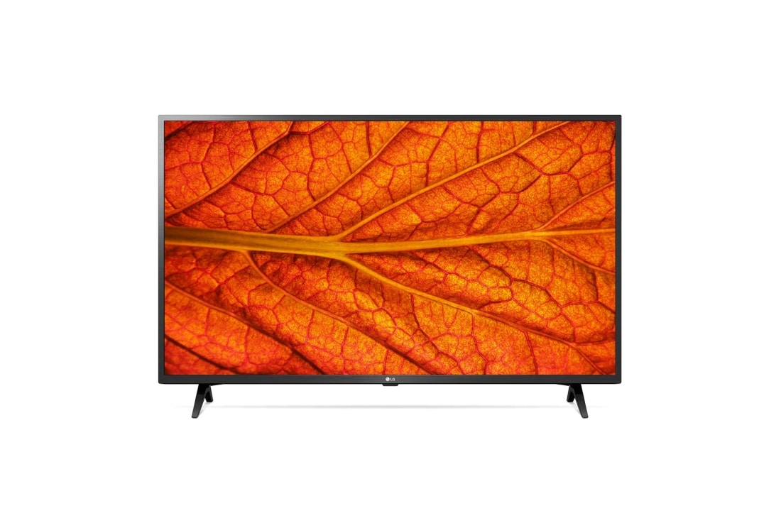 LG LM63 32 inch HD TV, front view image with infill image, 32LM637BPLA