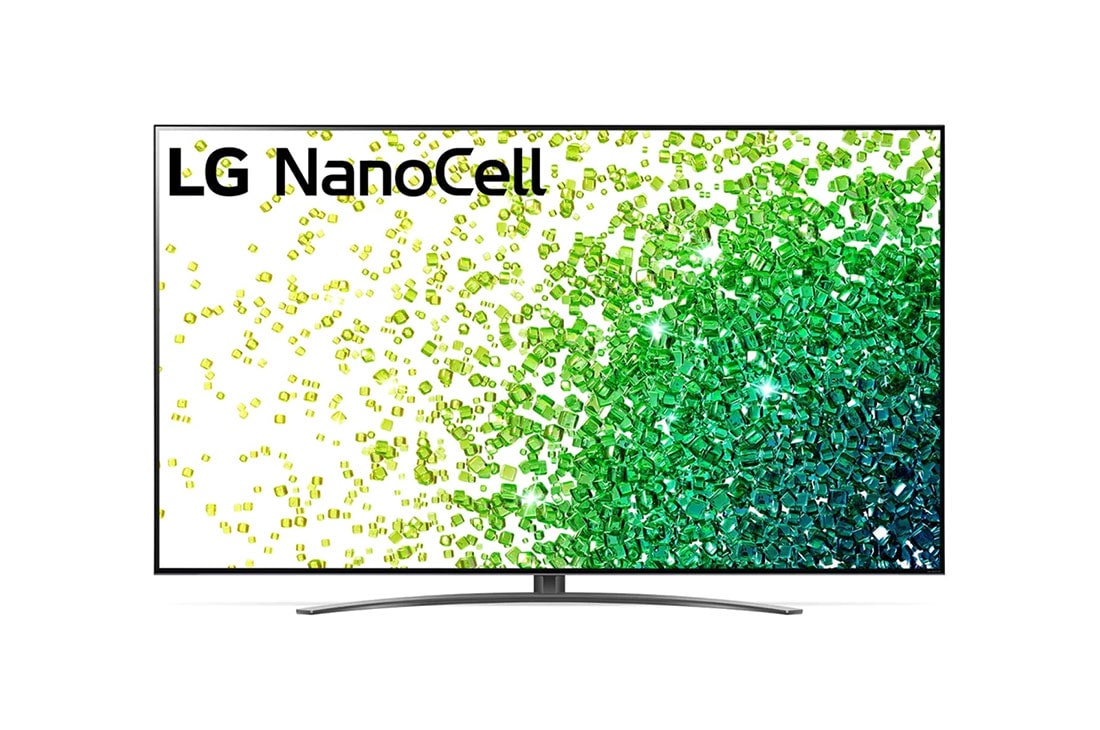 LG 86NANO866PA, Μπροστινή όψη της LG NanoCell TV, 86NANO866PA