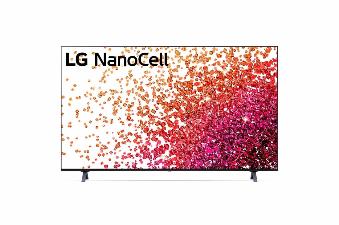 LG 65NANO756PR, Μπροστινή όψη της LG NanoCell TV, 65NANO756PR