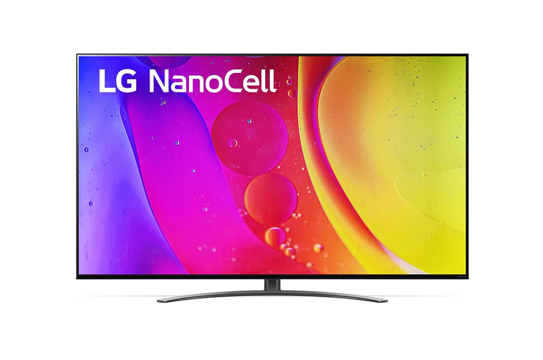 LG NanoCell σειρά 816QA 65 ιντσών, Μπροστινή όψη της LG NanoCell TV, 65NANO816QA