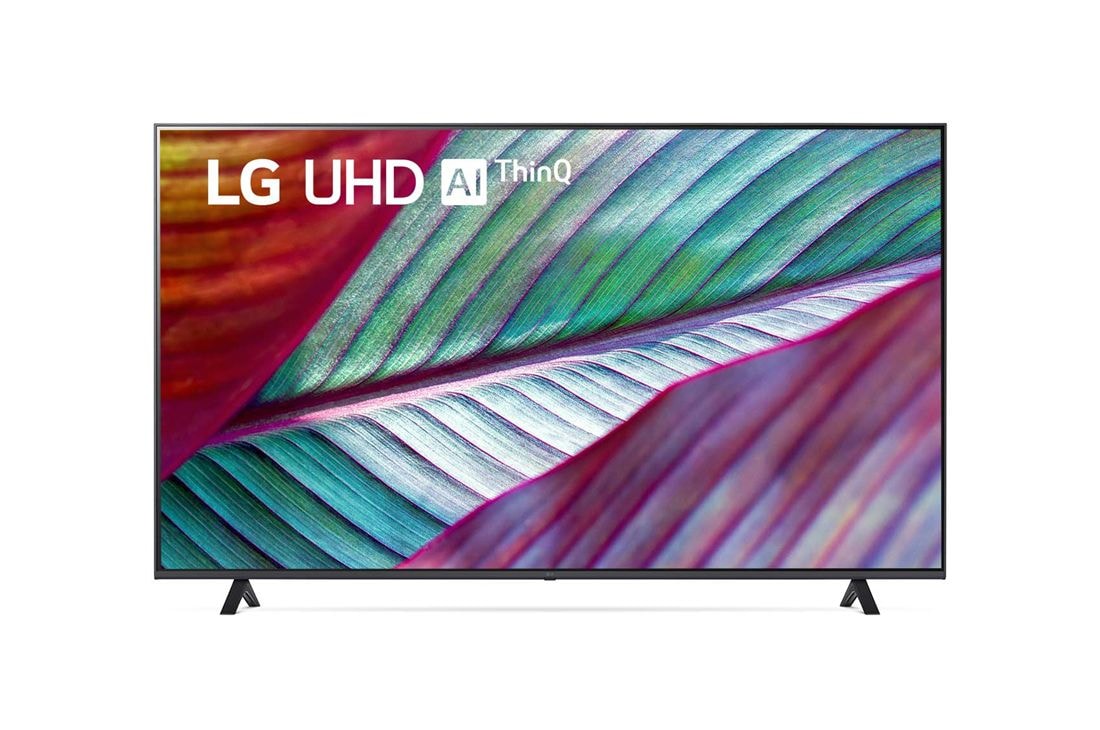 LG UHD UR78 4K 75 ιντσών Smart TV, 2023, Μπροστινή όψη της LG HD TV, 75UR78006LK