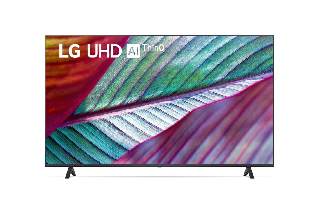 LG UHD UR78 4K 65 ιντσών Smart TV, 2023, Μπροστινή όψη της LG UHD TV, 65UR78006LK