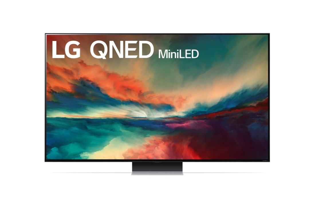LG QNED Mini LED 4K QNED86 75 ιντσών, 2023, front view, 75QNED866RE