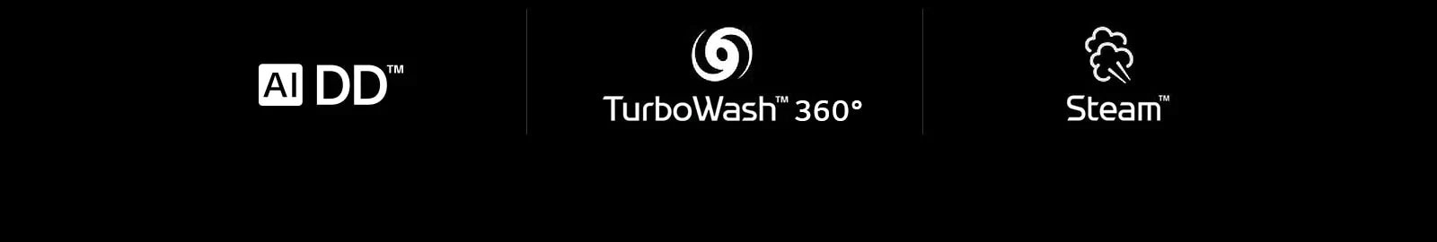 AI DD™   TurboWash™360  Steam™ 