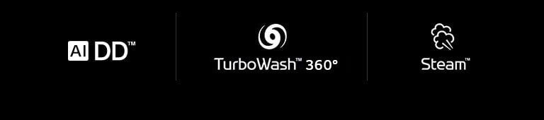 AI DD™   TurboWash™360  Steam™ 