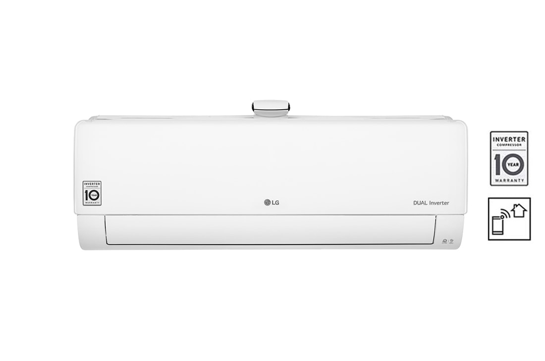 LG DUALCOOL PURE Dual Inverter klima-uređaj od 2,5kW s pročiščivaćem zraka, raspršivačem iona i Wi-fi upravljanjem na daljinu (ThinQ), AP09RT