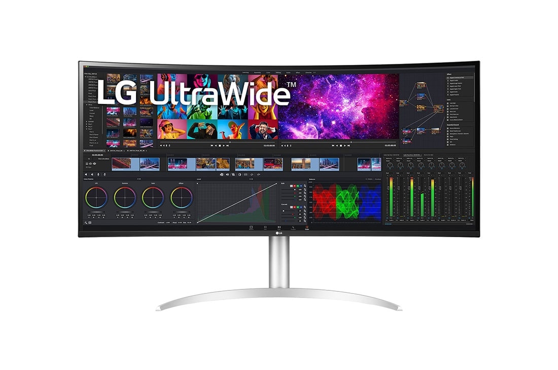 LG 40'' Curved UltraWide® 5K2K Nano IPS Monitor with Thunderbolt™ 4 Connectivity, 40WP95C-W, 40WP95C-W