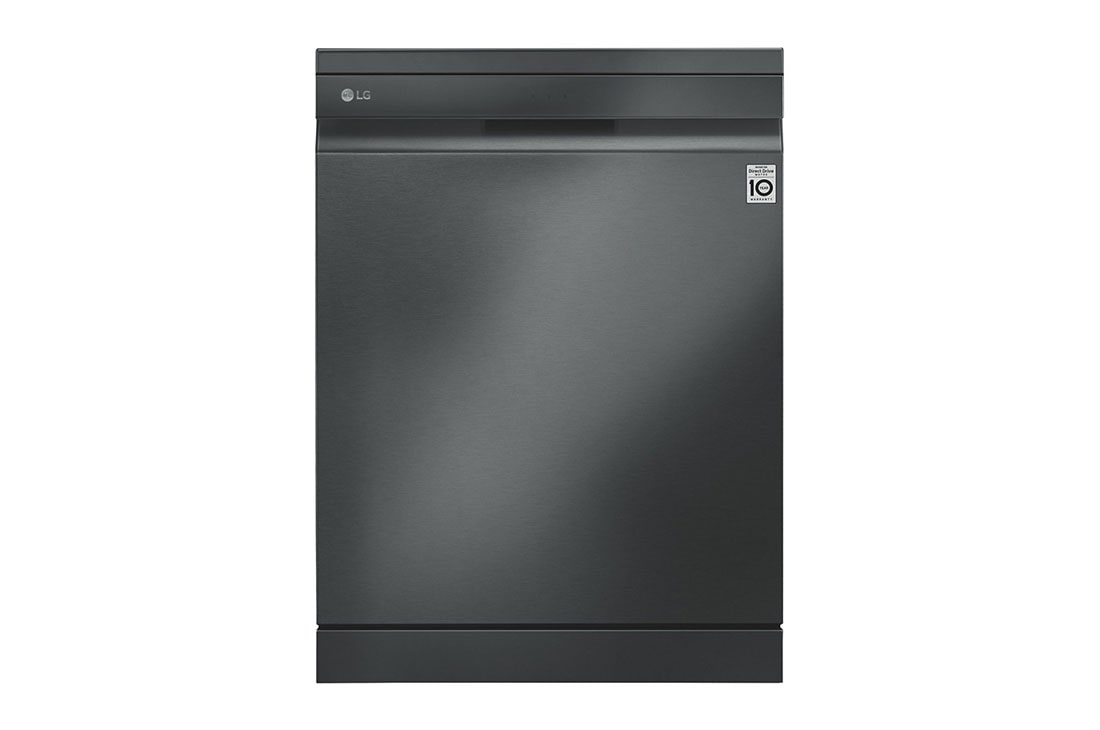 LG 15 Place QuadWash® Dishwasher in Matte Black Finish, XD3A15MB front view, XD3A15MB