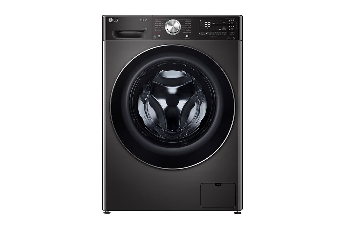 LG 12kg Series 10 Front Load Washing Machine with ezDispense<sup>®</sup> + Turbo Clean 360®, front, WV10-1412B