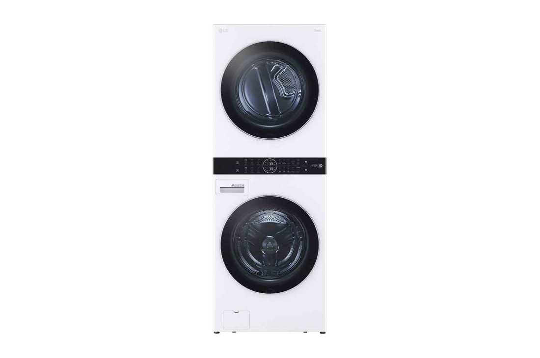 LG WashTower™ The Intelligent All-In-One Stacked Washer Dryer, Front view of the LG WashTower., WWT-1710W