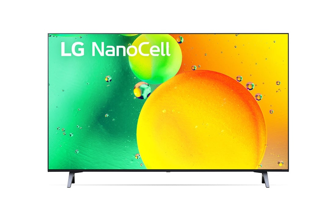 LG NanoCell, A front view of the LG NanoCell TV, 50NANO75SQA