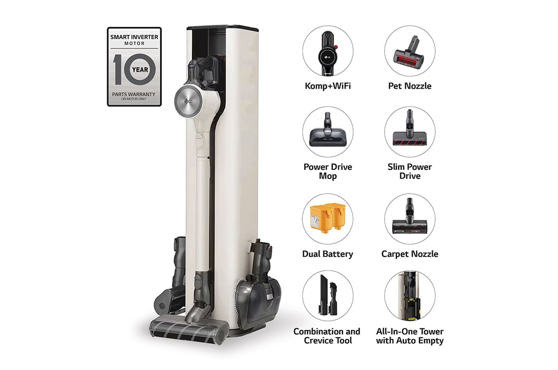 LG CordZero™ All-in-One Tower™ Vacuum, A9T-ULTRA , A9T-ULTRA