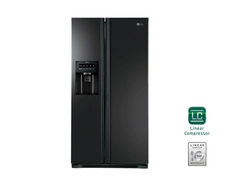 LG 175cm | 508L | A+ | Total no Frost | Kompresor liniowy | Ochrona wilgotności | Bioshield | Kostkarka automatyczna, GS3159WBFV1