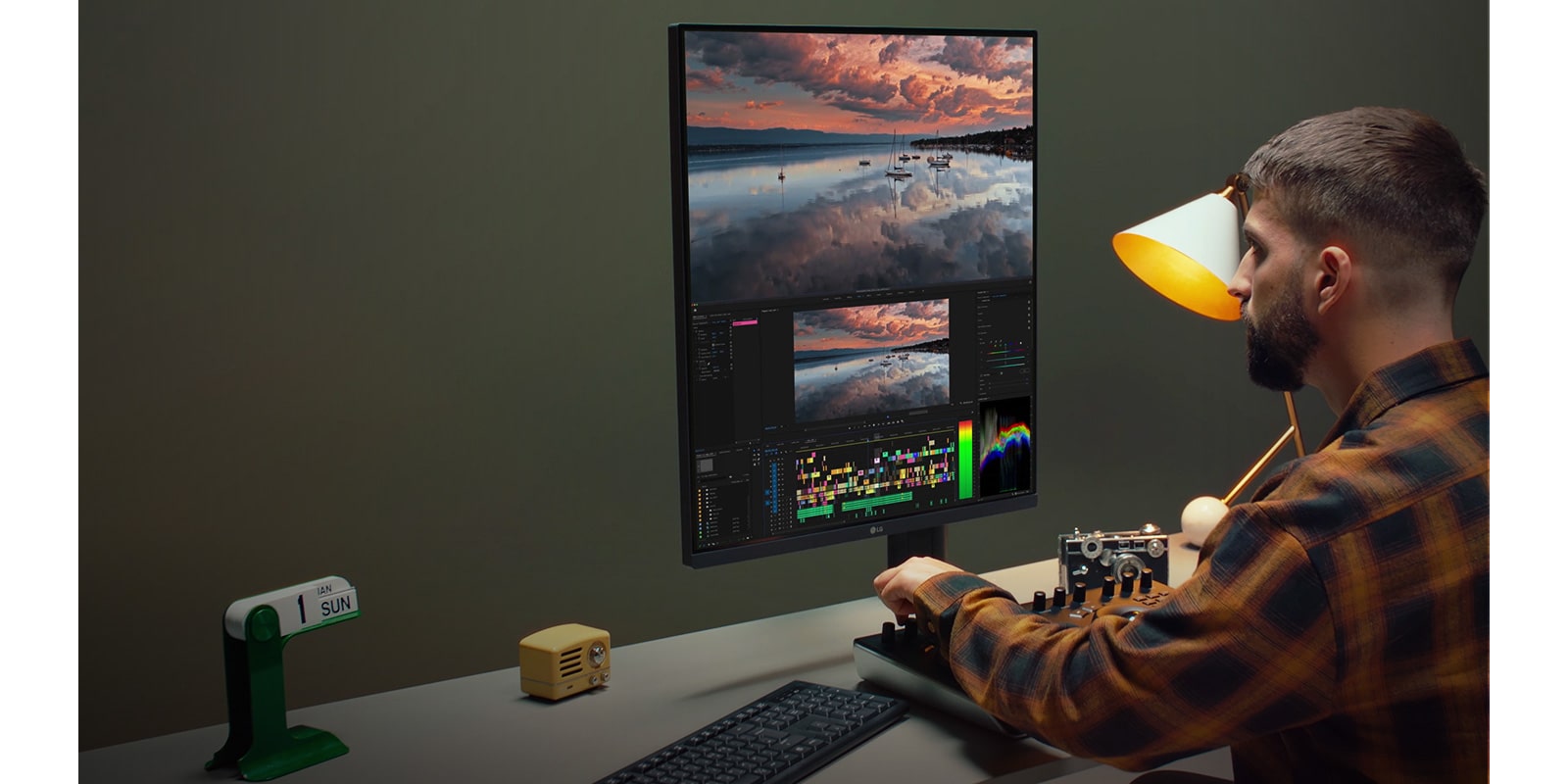 Monitor LG DualUp dla twórcy i streamera