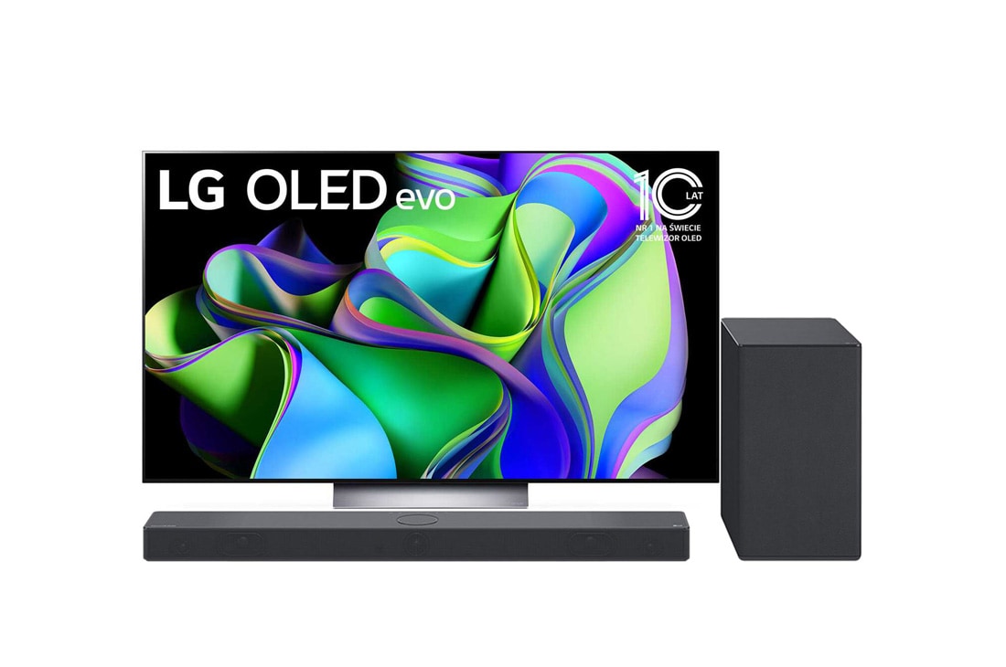 LG Przedsprzedaż promocyjna: telewizor 55” OLED evo 4K OLED55C3 z soundbarem SC9S, 55C32L-SC9S.BUNDLE