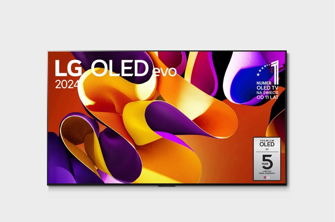 LG 65-calowy LG OLED evo G4 4K Smart TV 2024 , OLED65G45LW