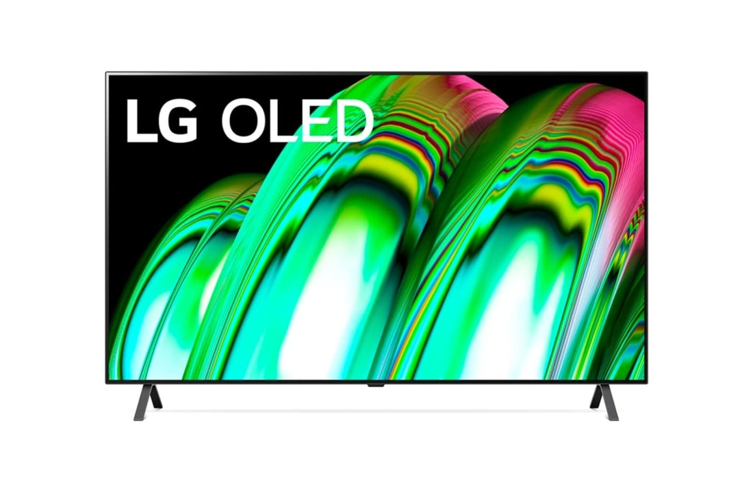 LG Телевізор LG OLED A2 | 55 дюймів | 4K | 2022, Вид спереду , OLED55A26LA