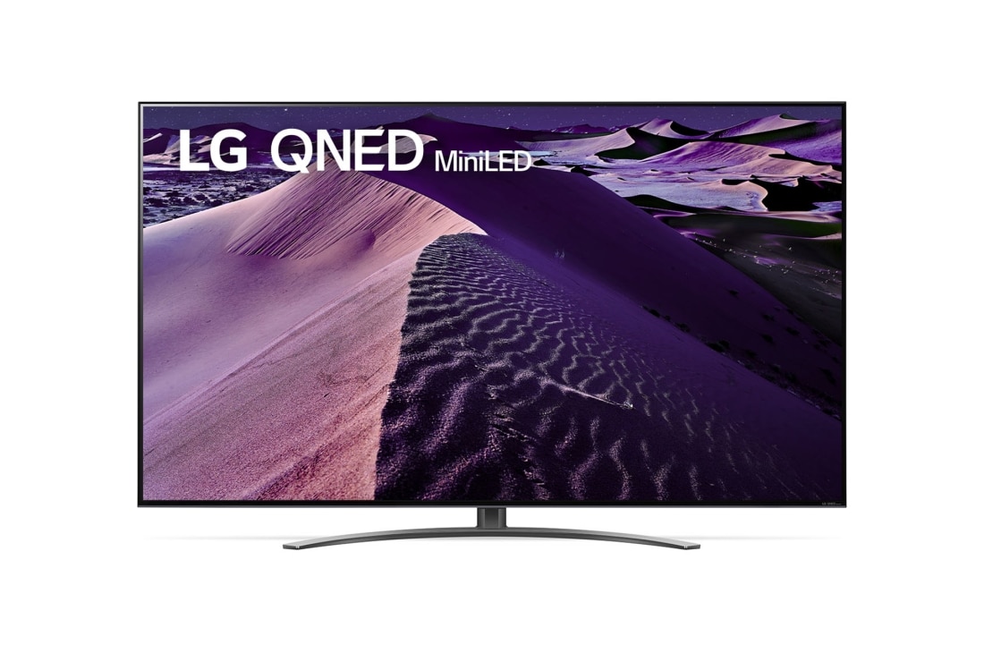 LG Телевізор LG QNED MiniLED 86 | 65 дюймів | 4K | 2022, front view, 65QNED866QA