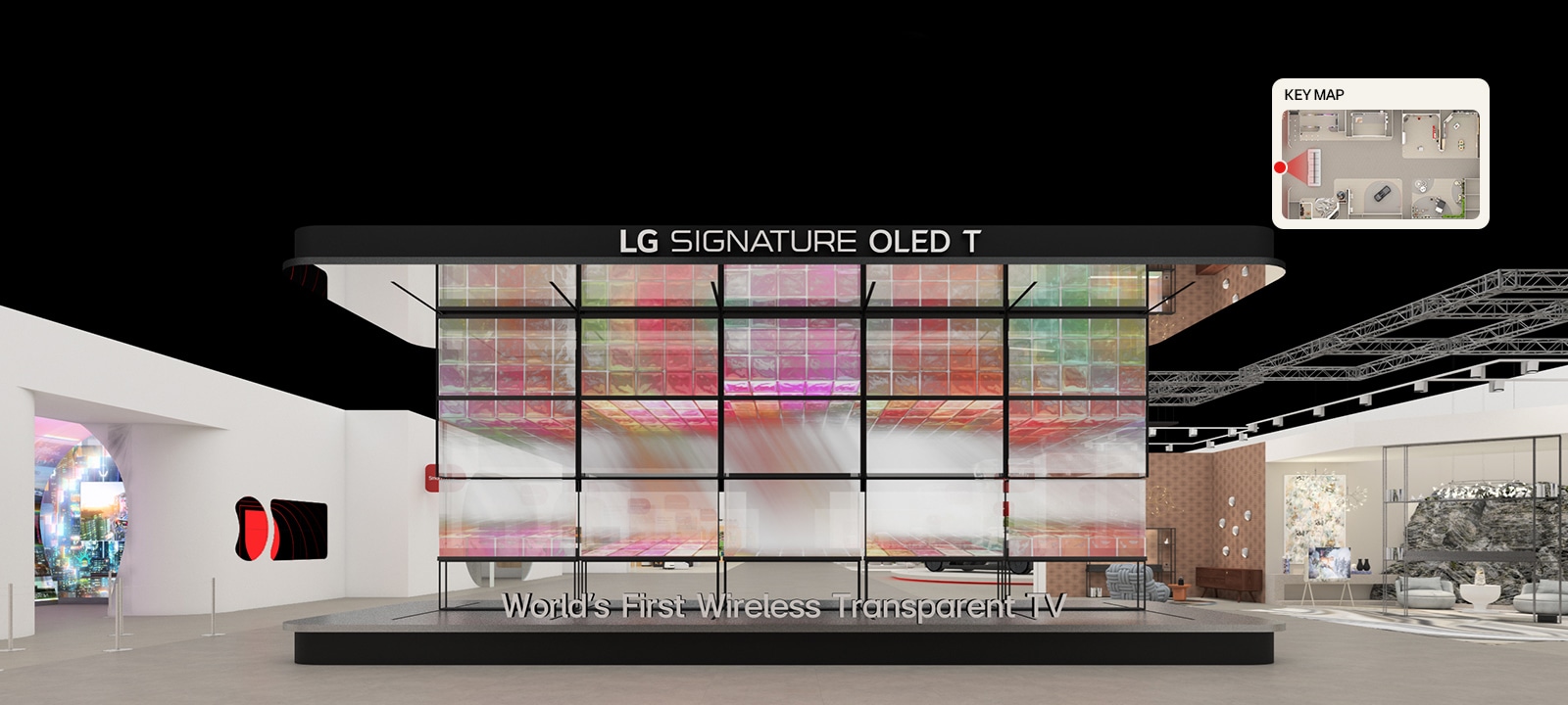 LG SIGNATURE OLED T Hero booth image