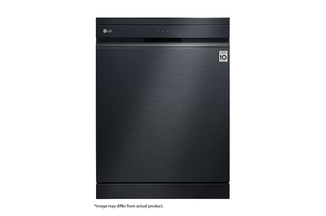 LG Matte Black QuadWash™ Steam Dishwasher, DFB325HM
