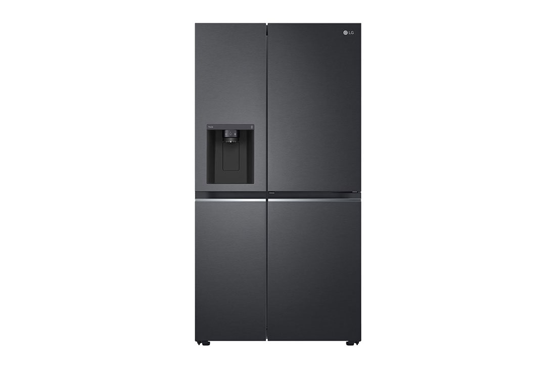LG Side by Side Refrigerator with Uvnano™ - GC-J257SQ2W, front view, GC-J257SQ2W