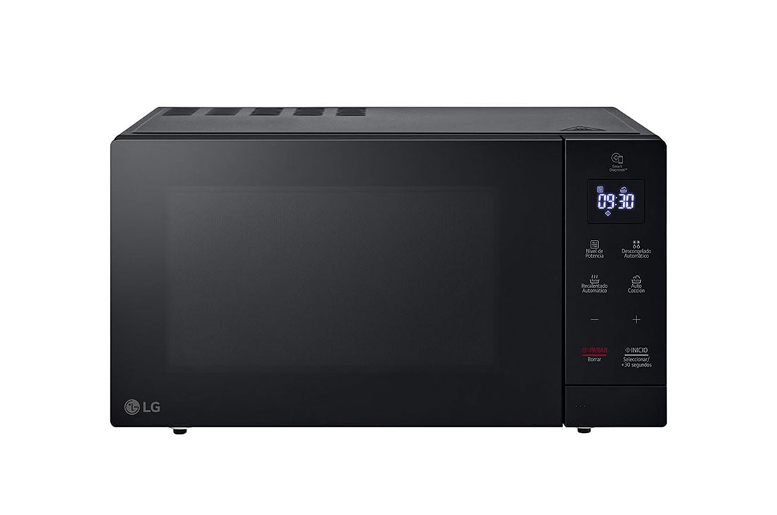 LG NeoChef™ Black Microwave, 30L, Front view, MS3032JAS