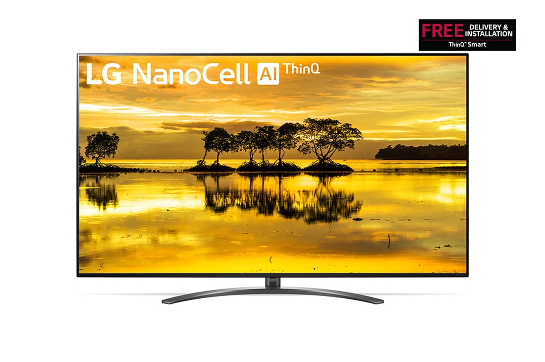 LG NanoCell TV 75 inch SM9000 Series Cinema Screen Design 4K Cinema HDR WebOS Smart TV w/ ThinQ AI Full Array Dimming, 75SM9000PVA
