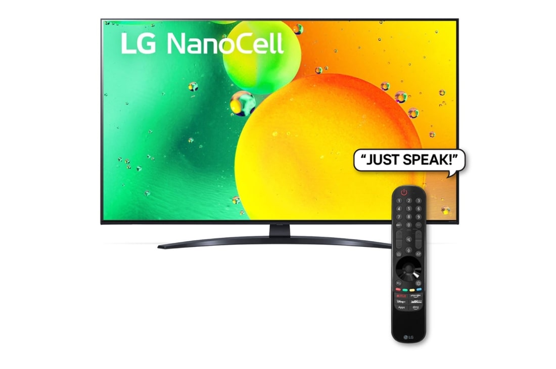 LG Nanocell 75'' 4K ThinQ Smart TV with Magic Remote, HDR & webOS, 75NANO796QA