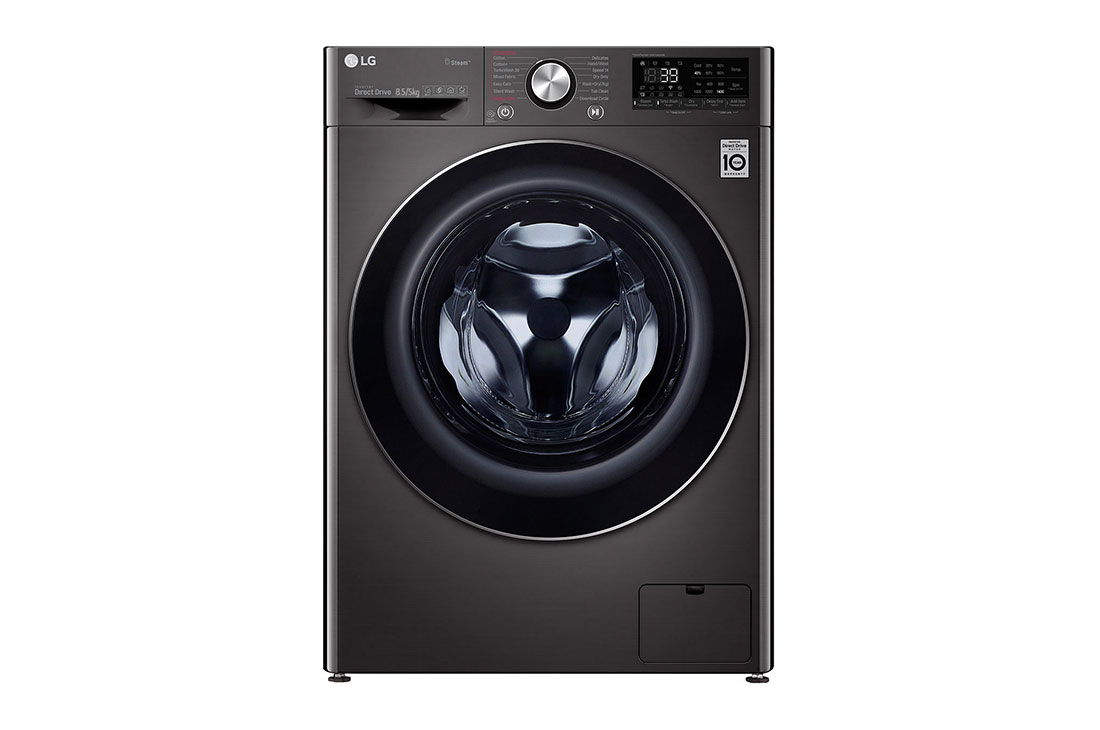 LG 8.5KG Wash / 5KG Dry Washer Dryer Combo - F2V9GCP2E, LG F2V9GCP2E 8.5kg/5kg Front View, F2V9GCP2E